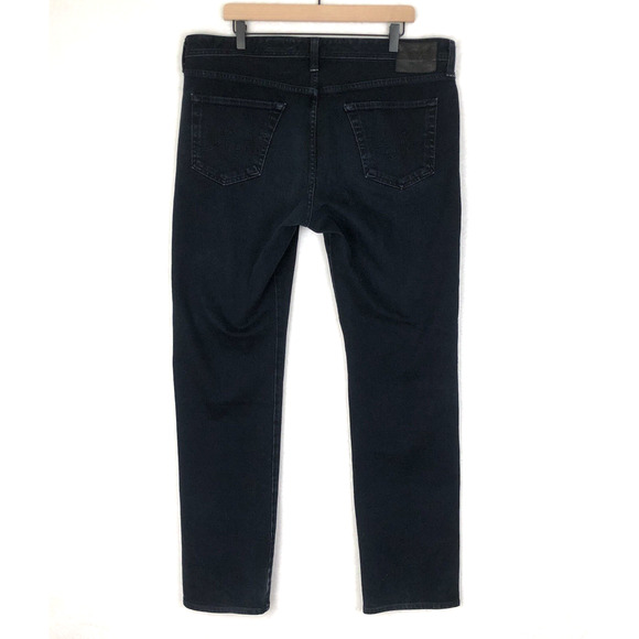 AG Adriano Goldschmied The Graduate Jeans Sz 38x34 Dark‎ Wash Tailored Leg USA - Picture 2 of 11
